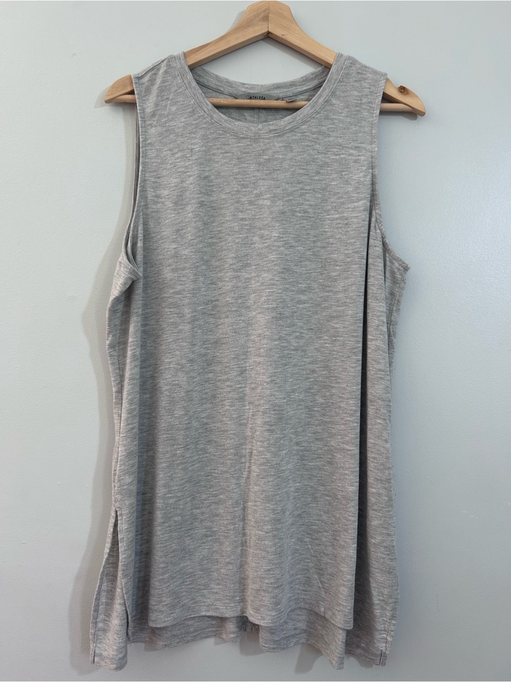 Athleta Threadlight Layering Grey Sleeveless Tank